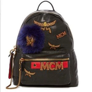 AUTHENTIC MCM  STARK LEATHER BACKPACK BNWT